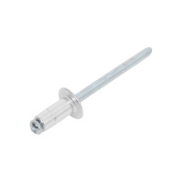 Заклепка вытяжная Ал/Ст 4,8х10 станд. бортик 500 шт. Fasty 01010004810AM