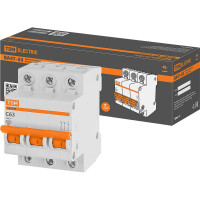 Автоматический выключатель TDM ELECTRIC ВА47-63 3Р 63А SQ0218-0025