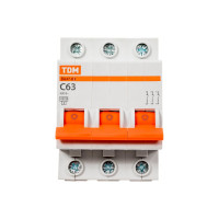 Автоматический выключатель TDM ELECTRIC ВА47-63 3Р 63А SQ0218-0025