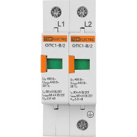 Разрядник TDM ОПС1-B 2Р 30kA 400B 60kA SQ0201-0002