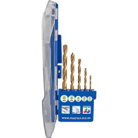 Набор сверл по металлу Профи (5 шт; 2-6 мм) ПРАКТИКА 640-247