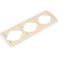 Рамка 3-ая горизонтальная слоновая кость серия "Валдай" TDM ELECTRIC SQ1804-0119