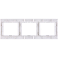 Трехпостовая горизонтальная белая рамка TDM ELECTRIC Таймыр SQ1814-0028