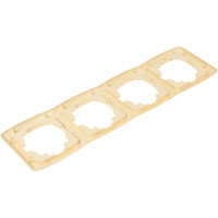 Рамка 4-х постовая вертикальная слоновая кость "Онега" TDM ELECTRIC SQ1805-0058