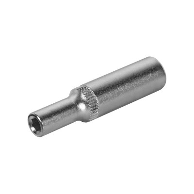 Глубокая торцевая головка КОБАЛЬТ 1/4, 4мм, Cr-V 643-880