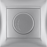 Светорегулятор RL 300 Вт TDM ELECTRIC серебристый металлик, серия "Лама" SQ1815-0209