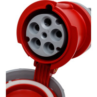 Кабельная розетка IP67 63А 3Р+РЕ+N 380В TDM ELECTRIC SQ0611-0006