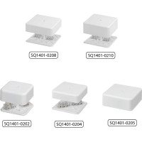 Коробка распределительная TDM ELECTRIC 75х75х28 ОП с клеммной колодкой белая IP40 упаковка 10 штук SQ1401-0206