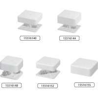 Коробка распределительная TDM ELECTRIC 75х75х28 ОП с клеммной колодкой белая IP40 упаковка 10 штук SQ1401-0206