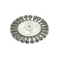 Щетка плоская для УШМ (125 мм; М14; крученая проволока 0.35 мм) MATRIX 74633