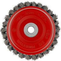 Щетка чашечная для УШМ (125 мм; М14; крученая проволока  0.35 мм) MATRIX 74617