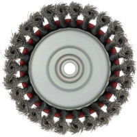 Щетка чашечная для УШМ (125 мм; М14; крученая проволока  0.35 мм) MATRIX 74617
