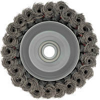 Щетка чашечная для УШМ (100 мм; М14; крученая проволока 0.35 мм) MATRIX 74615