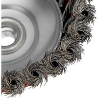 Щетка чашечная для УШМ (100 мм; М14; крученая проволока 0.35 мм) MATRIX 74615