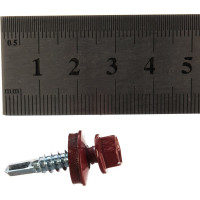 Кровельный саморез Kenner 5,5х25 RAL3011 красно-коричневый 250шт ск55253011ф