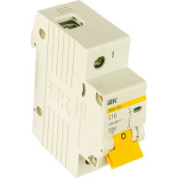Автоматический выключатель 1п C 16А ВА 47-100 10кА IEK MVA40-1-016-C 47167