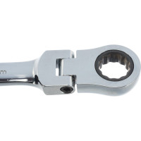 Рожковый ключ с храповиком на шарнире 21мм Hans 1165FM21