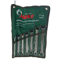 Комплект комбинированных ключей 10-19мм, 7шт Hans 16607M