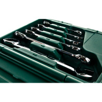 Комплект трещоточных комбинированных ключей 8-19мм, 6шт Hans 166506MB