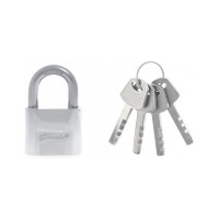 Навесной замок MATRIX хромированное покрытие 40 мм 91800