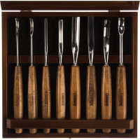 Набор из 8 резцов в деревянной коробке NAREX Profi 868000