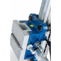 Стойка для сверлильной машины KEOS до 250мм наклонная на роликах с быстросъемным креплением мотора и крепежом по бетону 12520