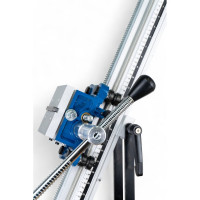 Стойка для сверлильной машины KEOS до 250мм наклонная на роликах с быстросъемным креплением мотора и крепежом по бетону 12520