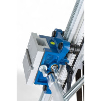 Стойка для сверлильной машины KEOS до 250мм наклонная на роликах с быстросъемным креплением мотора и крепежом по бетону 12520