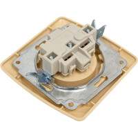 Розетка, слоновая кость 2П 10А 250В TDM ELECTRIC Онега SQ1805-0044