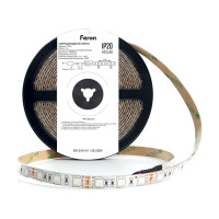 Cветодиодная LED лента FERON LS606 готовый комплект 3м, 60SMD(5050)/м, 14.4Вт/м, IP20, 12V, RGB 27722