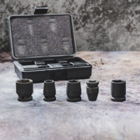 Набор головок ударных 6-ти гранных, тип N19K-005 (5 шт; 1/2'') NORGAU 064041805