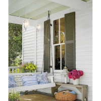 Садово-парковый светильник, восьмигранный на цепочке 100W E27 230V, белый Feron 8105 11103