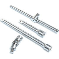 Набор торцевых 12-гранных 1/2" головок NORGAU 24 предмета с аксессуарами ND1924-S832 063792024