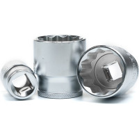 Набор торцевых 12-гранных 1/2" головок NORGAU 24 предмета с аксессуарами ND1924-S832 063792024