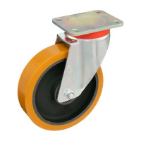 Колесо с вращающейся опорой и пластиной крепления (200 мм; 1000 кг) Tellure rota 647856