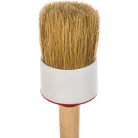 Круглая кисть, натуральная щетина, 55% топс, деревянная ручка, диаметр 55мм МASTER COLOR 30-0408