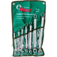 Комплект накидных ключей Hans 6-22мм 7шт 16097M