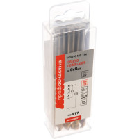 Сверло по металлу Профоснастка 9 мм HSS M2 TIN/135 DIN 338, 8 шт., №417 30202097