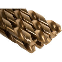 Сверло по металлу Профоснастка 9,8 мм HSS M2 TIN/135 DIN 338, 8 шт., №425 30202105