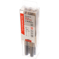 Сверло по металлу Профоснастка 12,4 мм HSS M2 TIN/135 DIN 338, 5 шт., №451 30202131