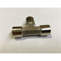 Муфта прямая, Т образная (10 шт; 3хF1/4; латунь) HUBERTH RP208343