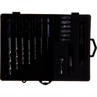 Набор биты+сверла+зенкер в пластиковом футляре NAREX 850200