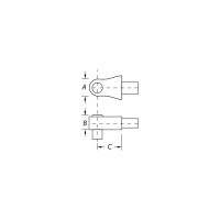 Насадка 1/4" 9х12 с квадратом NORGAU N612-00 051111800