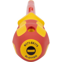 Шлицевая диэлектрическая отвертка NORGAU 8x175 мм тип N171-8x175 067062280