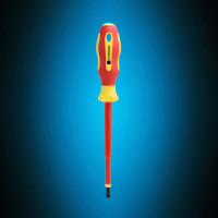 Шлицевая диэлектрическая отвертка NORGAU 5,5x125 мм, тип N171-5x125 067062255