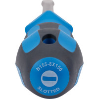 Усиленная шлицевая отвертка NORGAU 8х150 мм N155-8x150 062011280