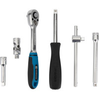 Набор торцевых 12-гранных головок NORGAU 1/4", 35 предметов с аксессуарами, ND2035-S414 063592035