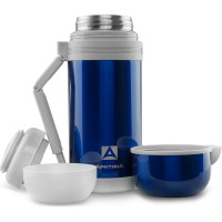 Универсальный термос для еды и напитков Арктика 1.2 л, с супер-широким горлом, синий 202-1200-BL