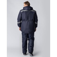 Удлиненная зимняя куртка Факел Прогресс темно-синяя, р.52-54, рост 182-188 87457768.007