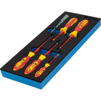 Набор диэлектрических отверток шлицевых и крестовых NORGAU 6 предметов тип NESS-6EC 067111006